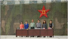 领创教育2014级新生军训汇报表演